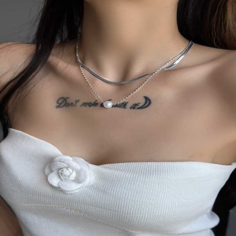 双层叠戴高级感设计简约轻奢饰品