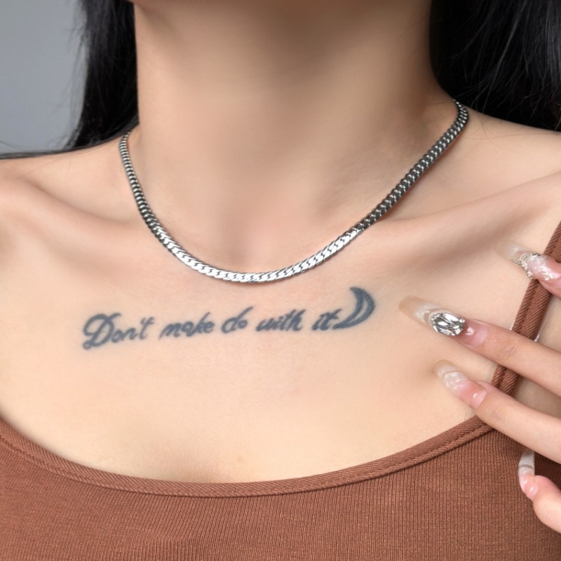 钛钢情侣时尚百搭项链不掉色