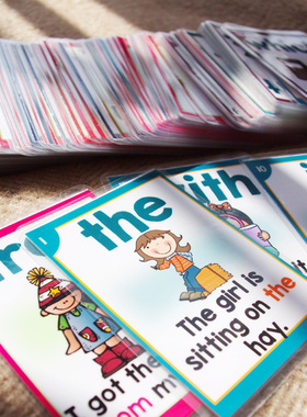 sight words幼儿英语高频词卡片英语英文闪卡教具视觉词汇