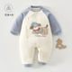 6婴儿衣服秋冬款 连体衣新生儿120g棉衣加厚保暖棉服宝宝外出服