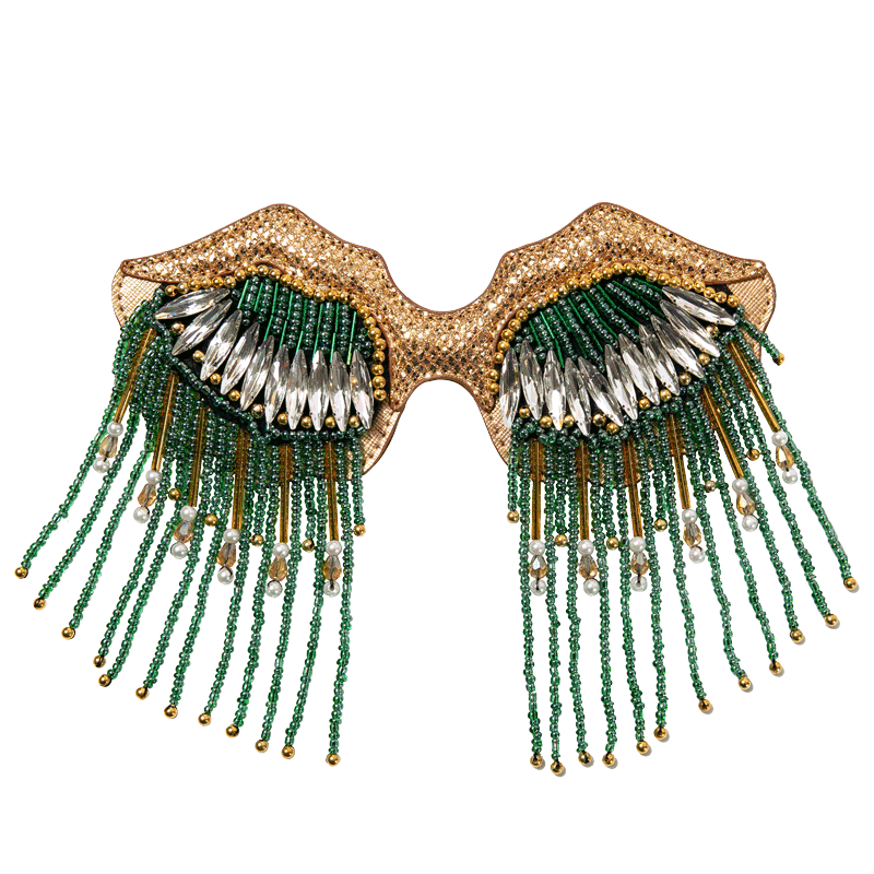 kaydenplus配饰流苏珍珠面具