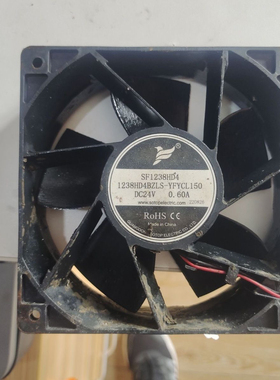 轴流风机SF1238HD4 DC24V 0.60A 12038 1238HD4BZLS-YFTSL120风扇