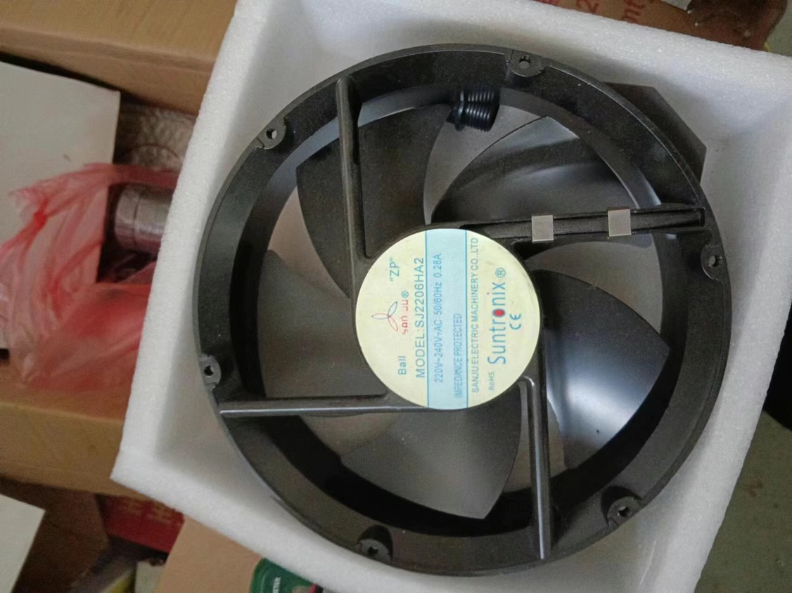 台湾SAN JU三巨风机SJ2206HA2 HA1 HA3 220V 耐高温全圆散热风扇
