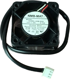 1608KL 04W NMB 20MM静音风扇 0.06A 4020 12V 原装 B19