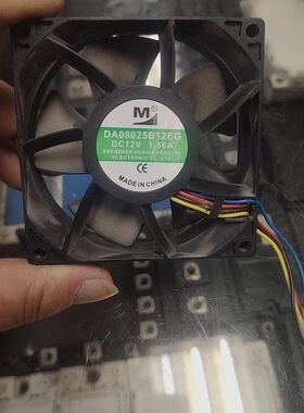 一盟 DA08025B12UG 12V 1A 8025 8CM厘米大风量暴力电源散热风扇