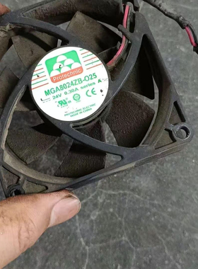 原装台湾永立MGA8024ZB-O25 8025 24V 0.3A 汇川变频器散热风扇