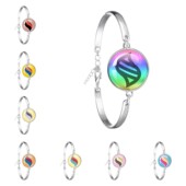 HOT精灵宝可梦合金手链神奇宝贝超进化钥石超级喷火龙mega石