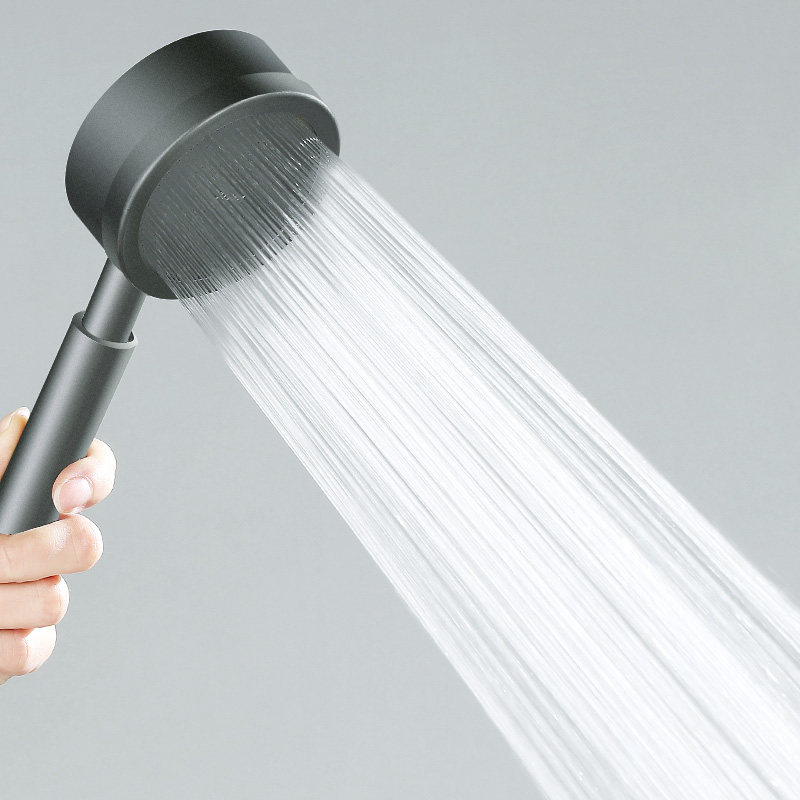 枪灰色不锈钢增压花洒手持淋浴室冲凉高压喷头浴霸洗澡淋蓬头套装,家庭/个人清洁工具,花洒/淋蓬头,淘宝优惠券,粉丝福利购,淘宝优惠卷