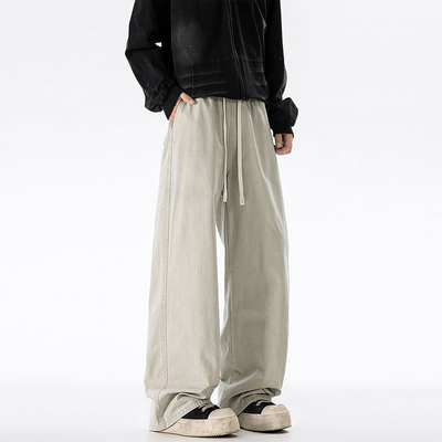 Lesstter男生美式潮流直筒休闲裤