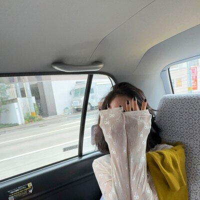 春夏女新款小众设计感蝴蝶结印花网纱上衣薄款微透防晒T恤