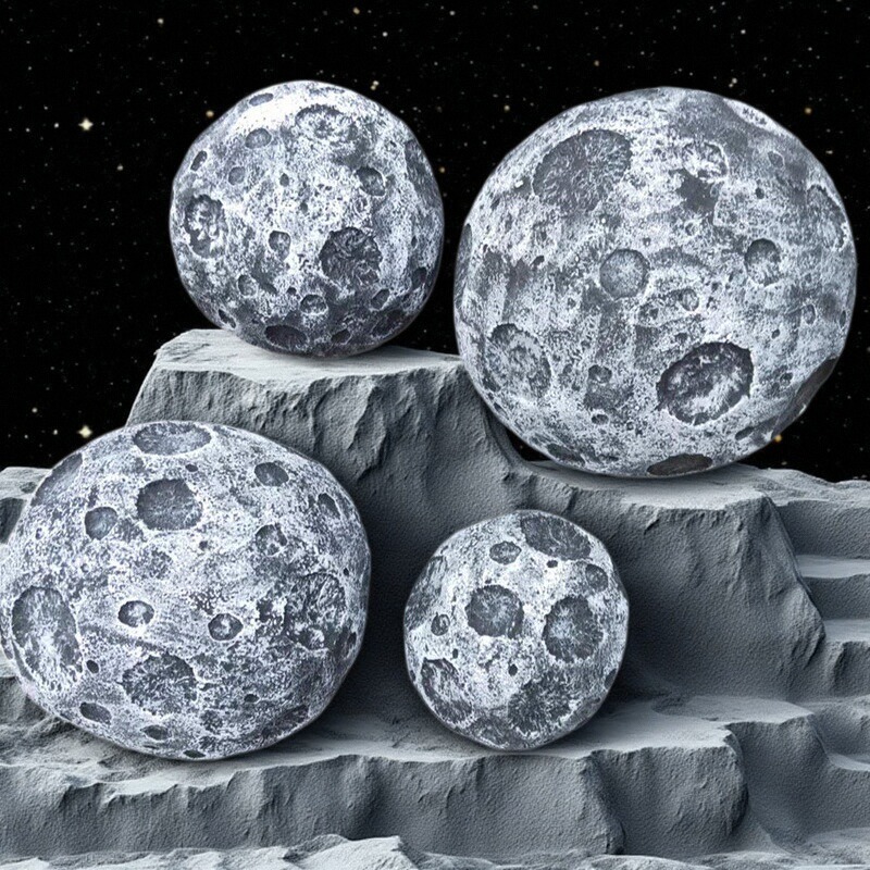泡沫石头仿真石头陨石月球道具雕塑假山模型造景拍照橱窗舞台婚庆