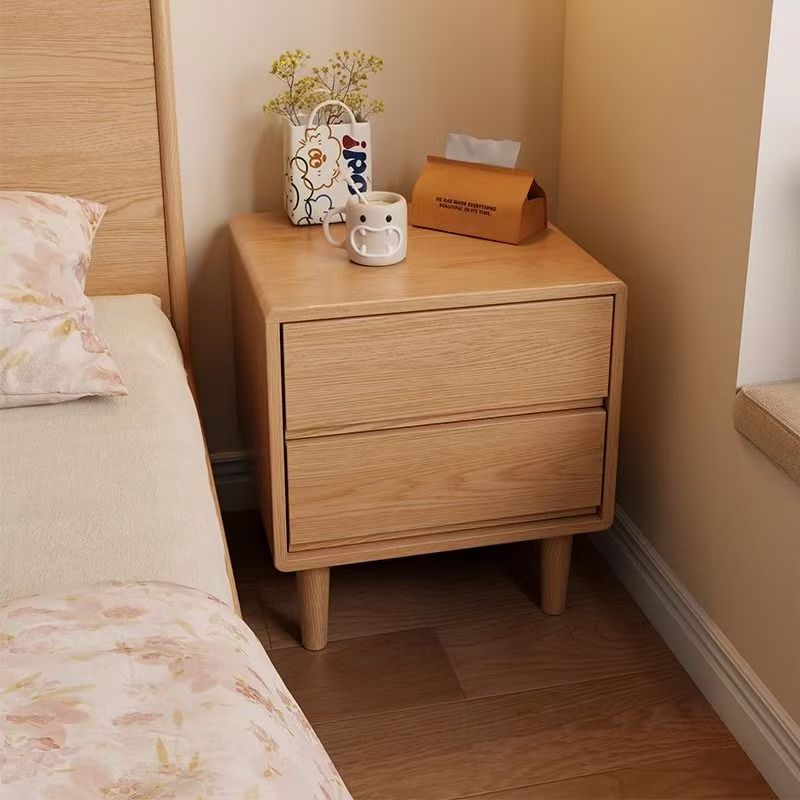 实木床头柜小型床头置物柜
