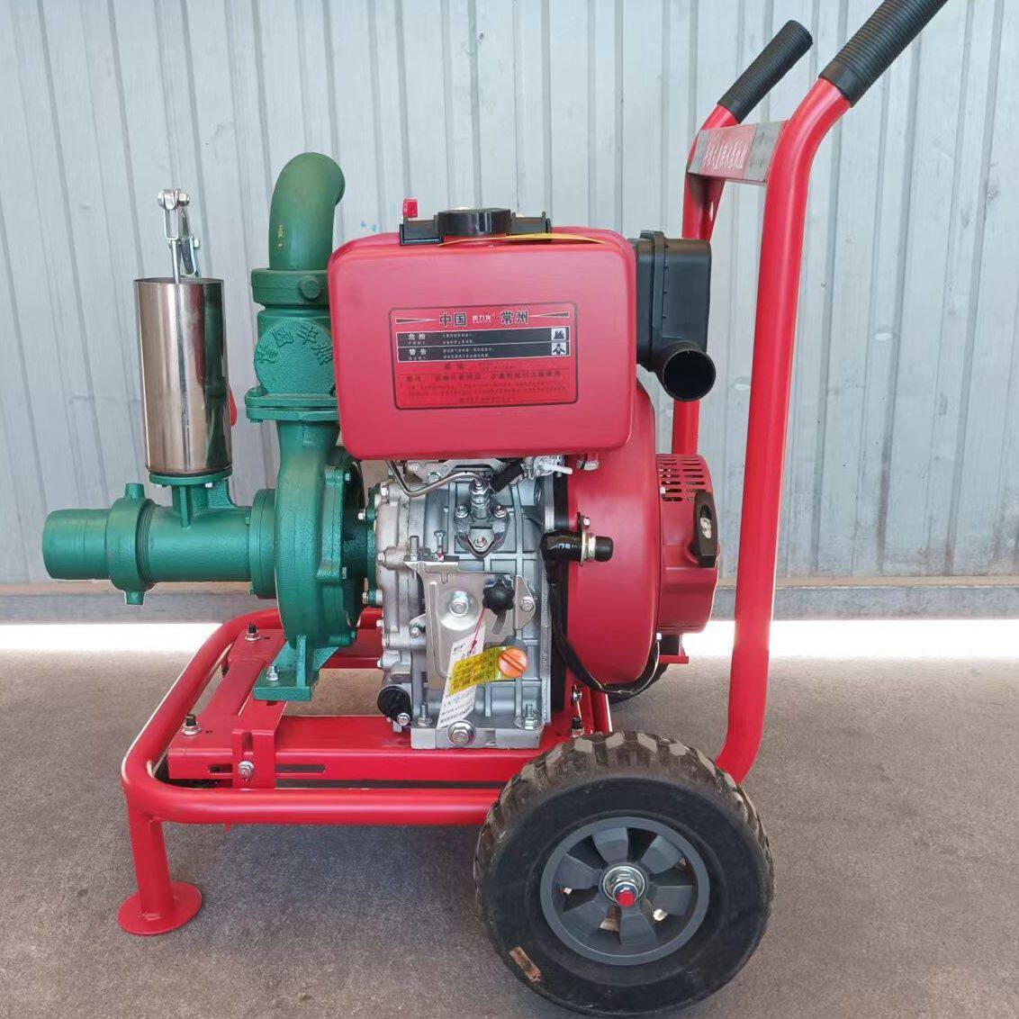 农用柴油机喷灌滴灌高扬程水泵农田灌溉双叶轮压井式离心泵