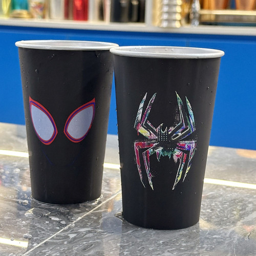 蜘蛛侠纵横宇宙冷水变色水杯夜光杯冷饮杯学生潮玩创意毕业礼物