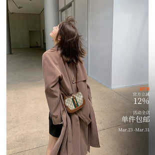 雾面磨毛天丝 垂感风衣 还有个好看格子 需要一件随风起 起风了