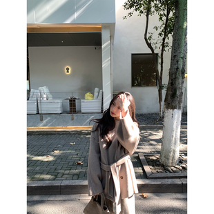 超柔软羊驼毛双面呢外套 好穿大衣 河谷记忆 冬天来件随穿随走