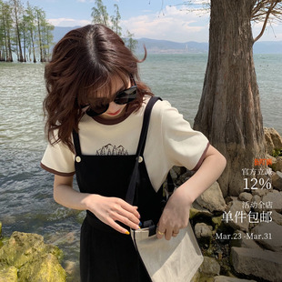 9分小阔腿背带裤 无比显瘦显高 ～秋日就要垂坠舒适感 型封神 版