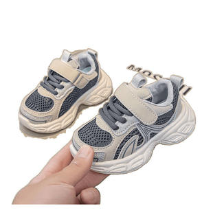 儿童运动鞋春季透气耐脏老爹鞋男童软底女童跑步鞋—岁GWCJK2fJPU