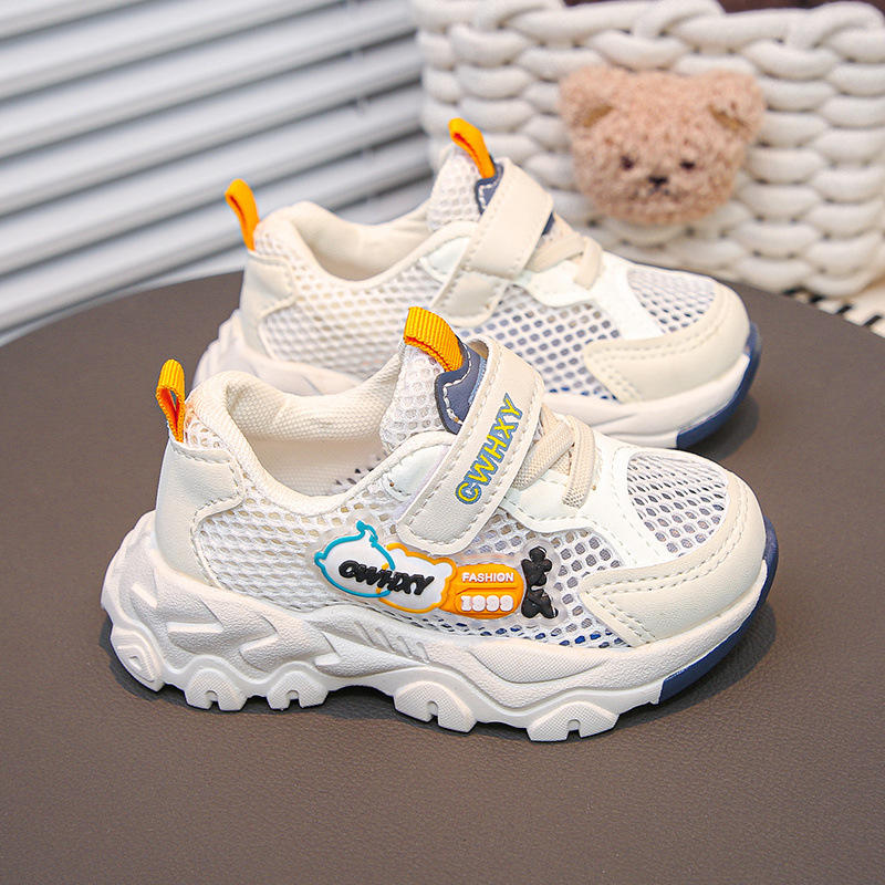 新款夏季单网儿童运动鞋男童网