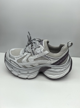 轩美诗//2025年新款女鞋休闲百搭老爹鞋厚底增高运动鞋90616