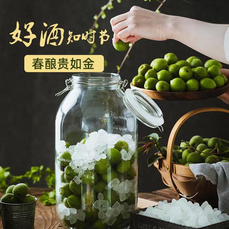 喜碧泡酒玻璃瓶家用泡药专用酒瓶加厚自酿酒坛子10斤杨梅酒密封罐 Изображение 1 喜碧泡酒玻璃瓶家用泡药专用酒瓶加厚自酿酒坛子10斤杨梅酒密封罐 Изображение 1