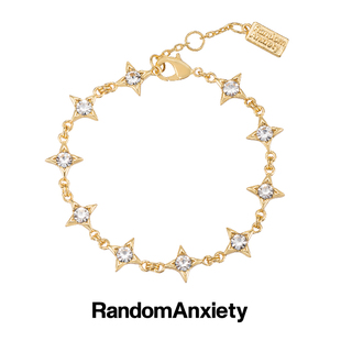 【王译磊同款】随机焦虑RA 四芒星手链 【新链接放心下单】