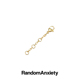 随机焦虑RA 首饰延长链项链手链延长链