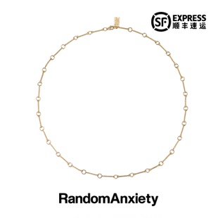 随机焦虑RA 扭绳链  欧美街头潮流首饰