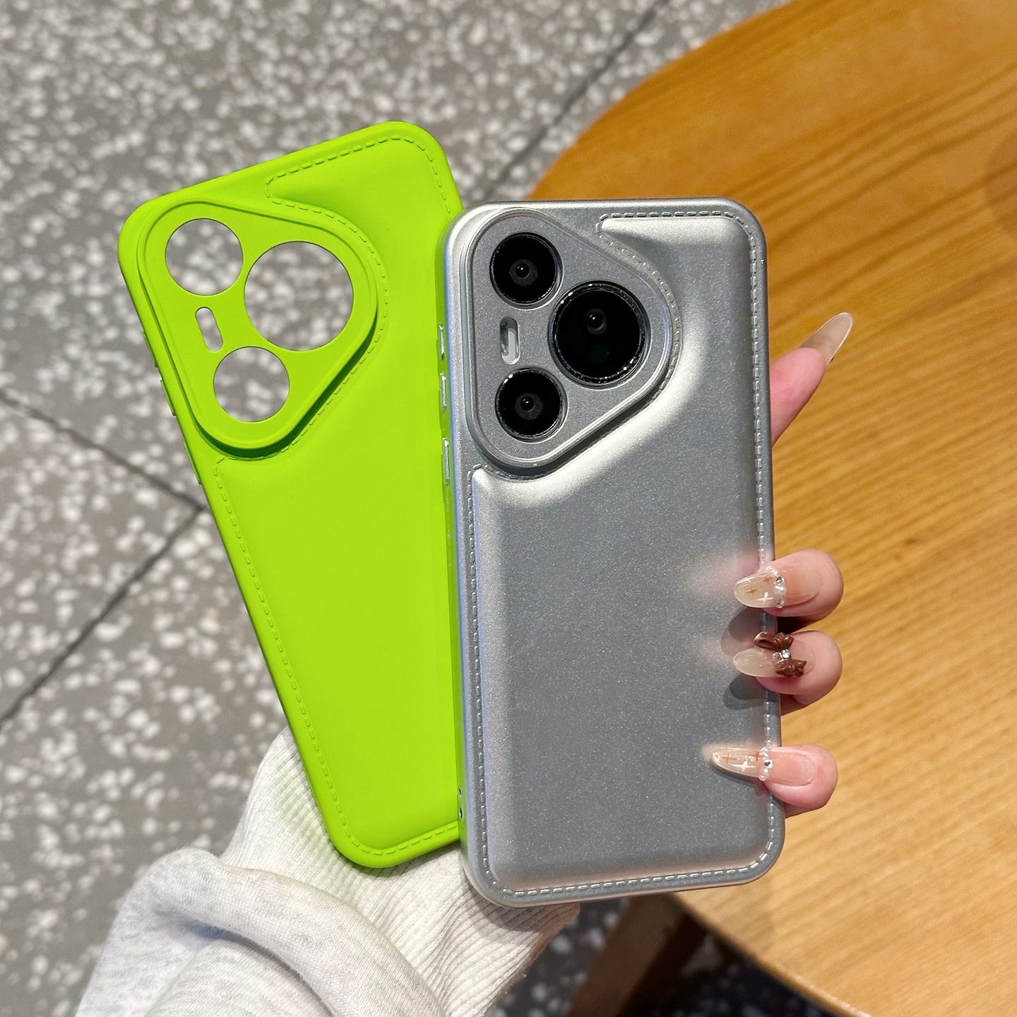 纯色气垫适用华为mate60Pro+手机壳Pura70pro+新款p80por小米17promax面包xiaomi软17pro防摔外壳夏日