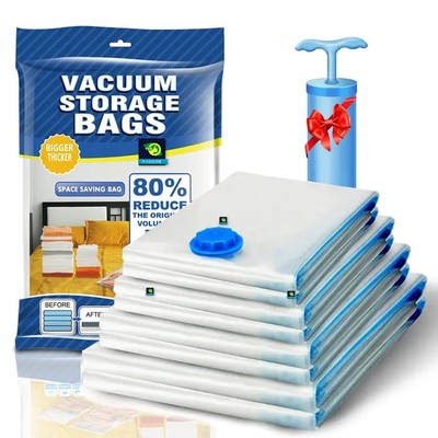 10PCS vacuum storage bag gift airtight pump compression bag