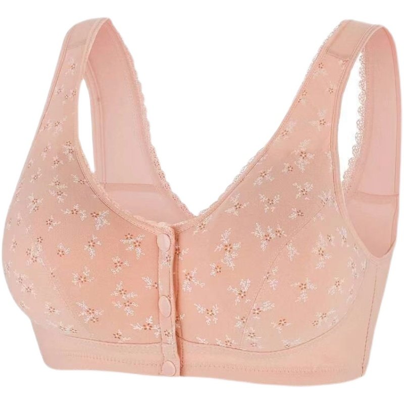 前扣背心文胸无钢圈妈妈中老年人全棉女士薄款透气内衣中年人胸罩,女士内衣/男士内衣/家居服,文胸,淘宝优惠券,粉丝福利购,淘宝优惠卷