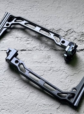 MCX后托金属模型乐辉MPX铝合金折叠后拖司骏司俊玩具托芯AKA尾托