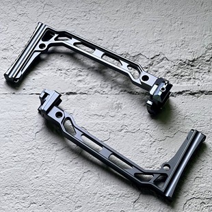 MCX后托金属模型乐辉MPX铝合金折叠后拖司骏司俊玩具托芯AKA尾托