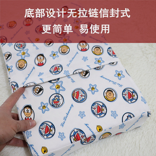 四季优质儿童乳胶枕套全棉枕头罩超柔面料弹力型平行口袋式枕头套