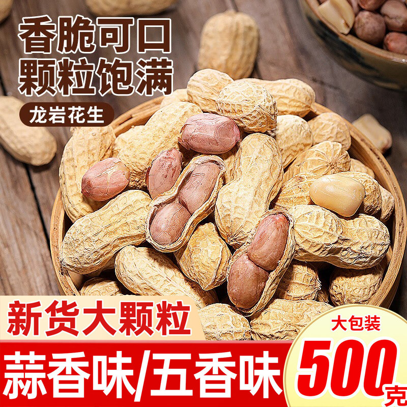 蒜香花生带壳500g坚果炒货五香花生米干果小吃下酒菜休闲零食新货,零食/坚果/特产,花生,淘宝优惠券,粉丝福利购,淘宝优惠卷