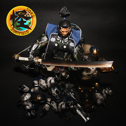 【收藏展示】12寸1/6 Hottoys X coomodel X 3a toys合金装备 伊达政宗 激流山姆,使用了hottoys、3a toys、coomodel三个品牌的配件，展示不出。