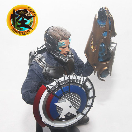 【收藏展示】Hottoys HT 12寸1/6 复仇者联盟 美国队长 未来美队，展示不出。