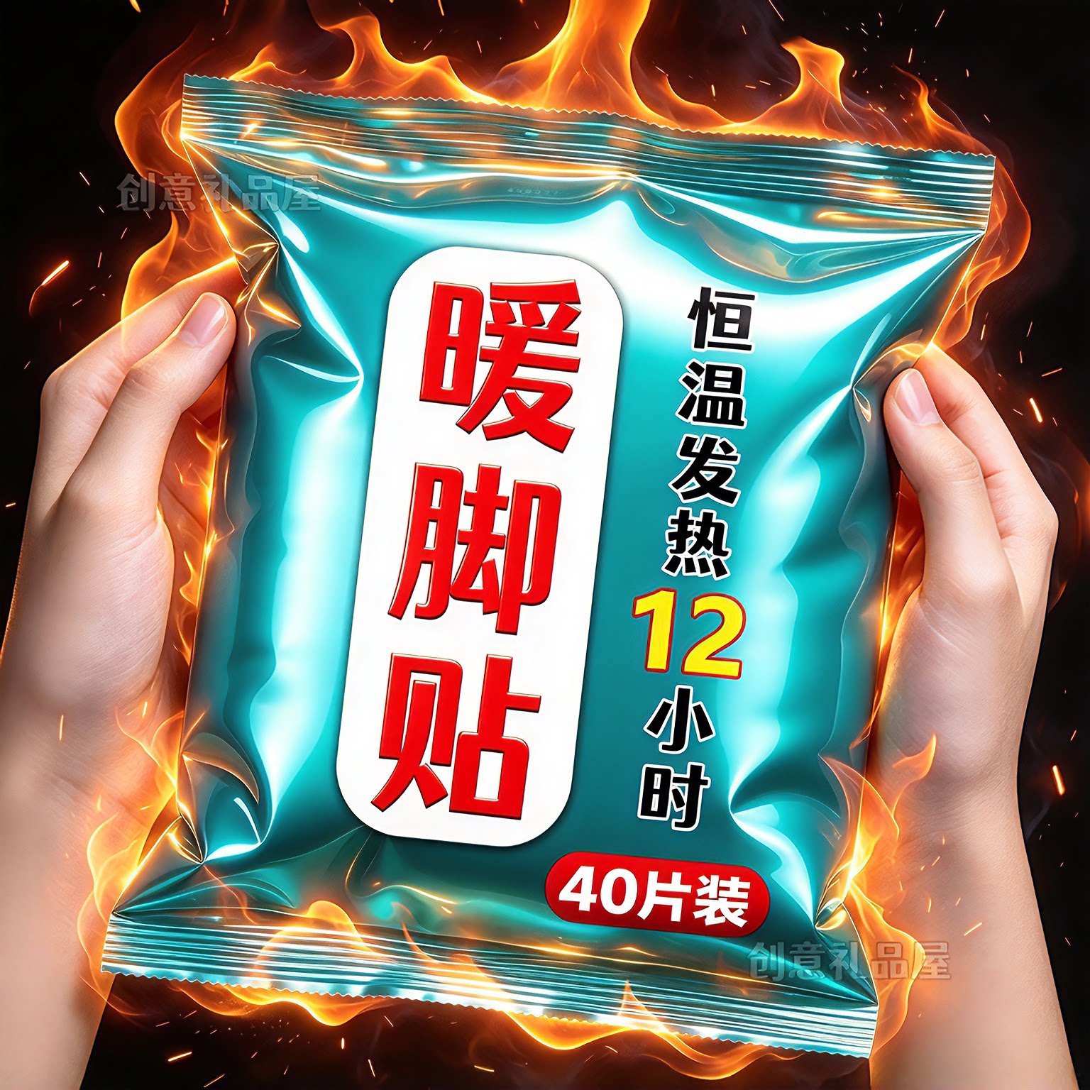 艾草蒸汽热敷防寒暖足贴