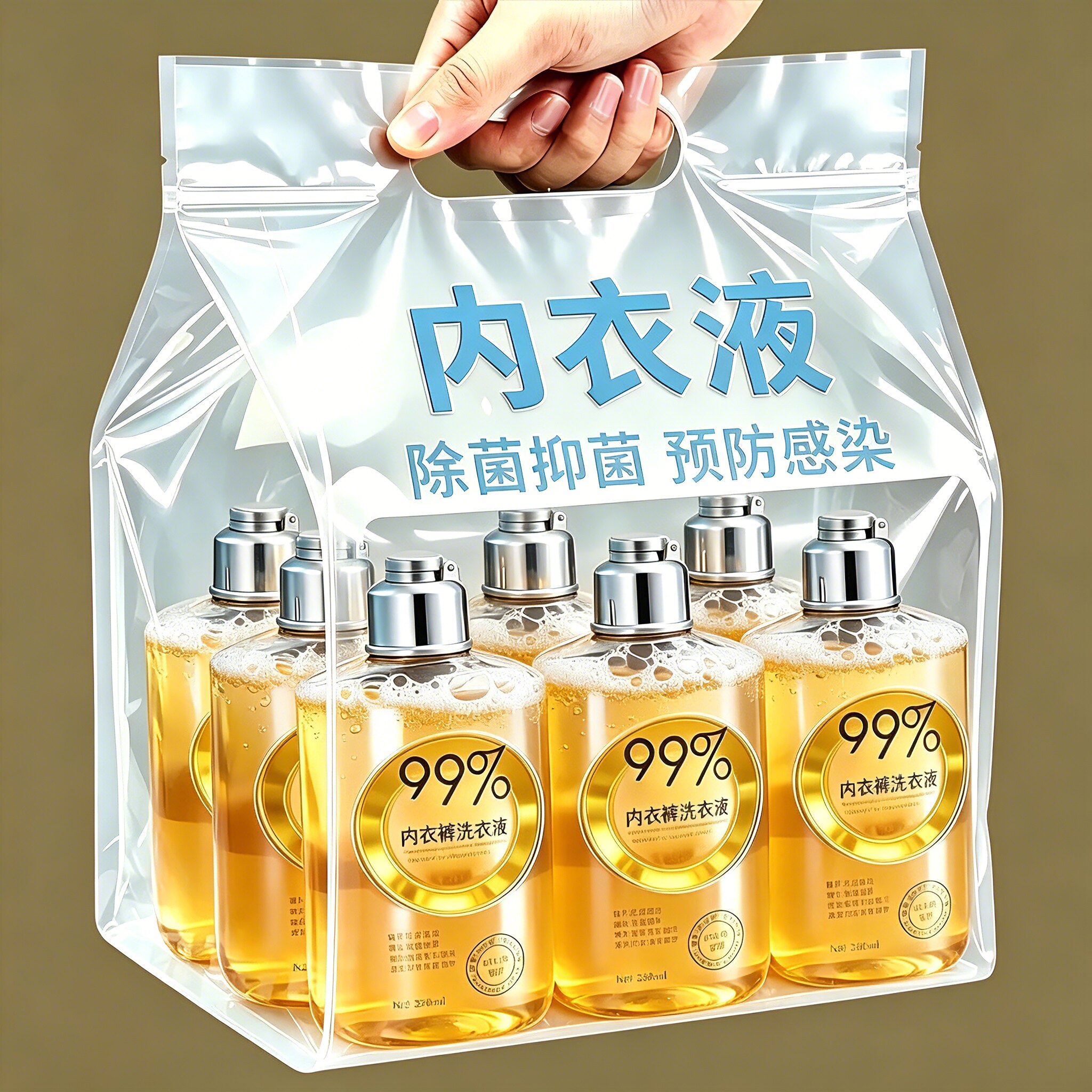 内衣专用浓缩洗衣液去血渍尿黄渍