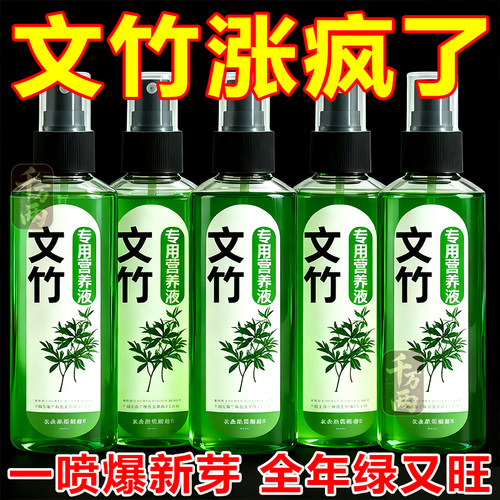 【叶爆绿】文竹营养液促发芽