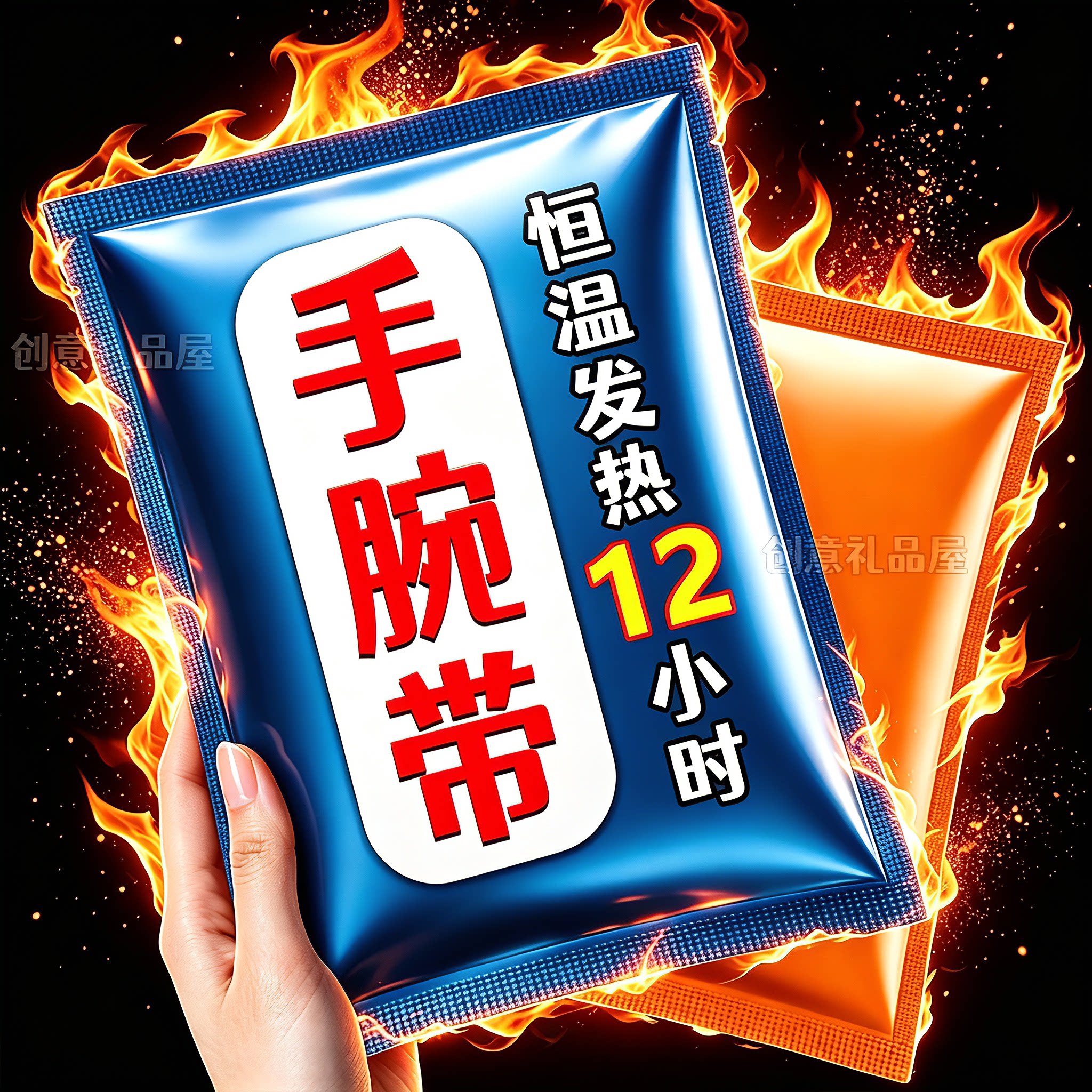蒸汽热敷贴手腕带腱鞘护腕艾草加热月子发热产妇艾灸热敷暖宝宝s
