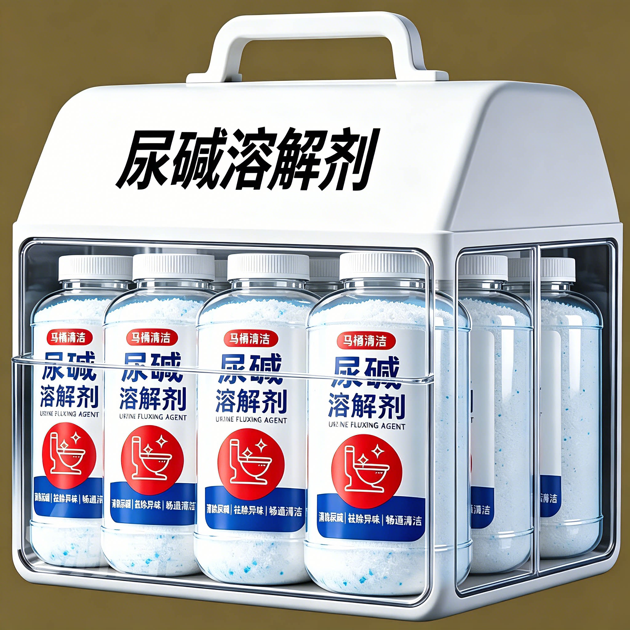强力尿碱溶解洁厕剂去黄除垢除臭
