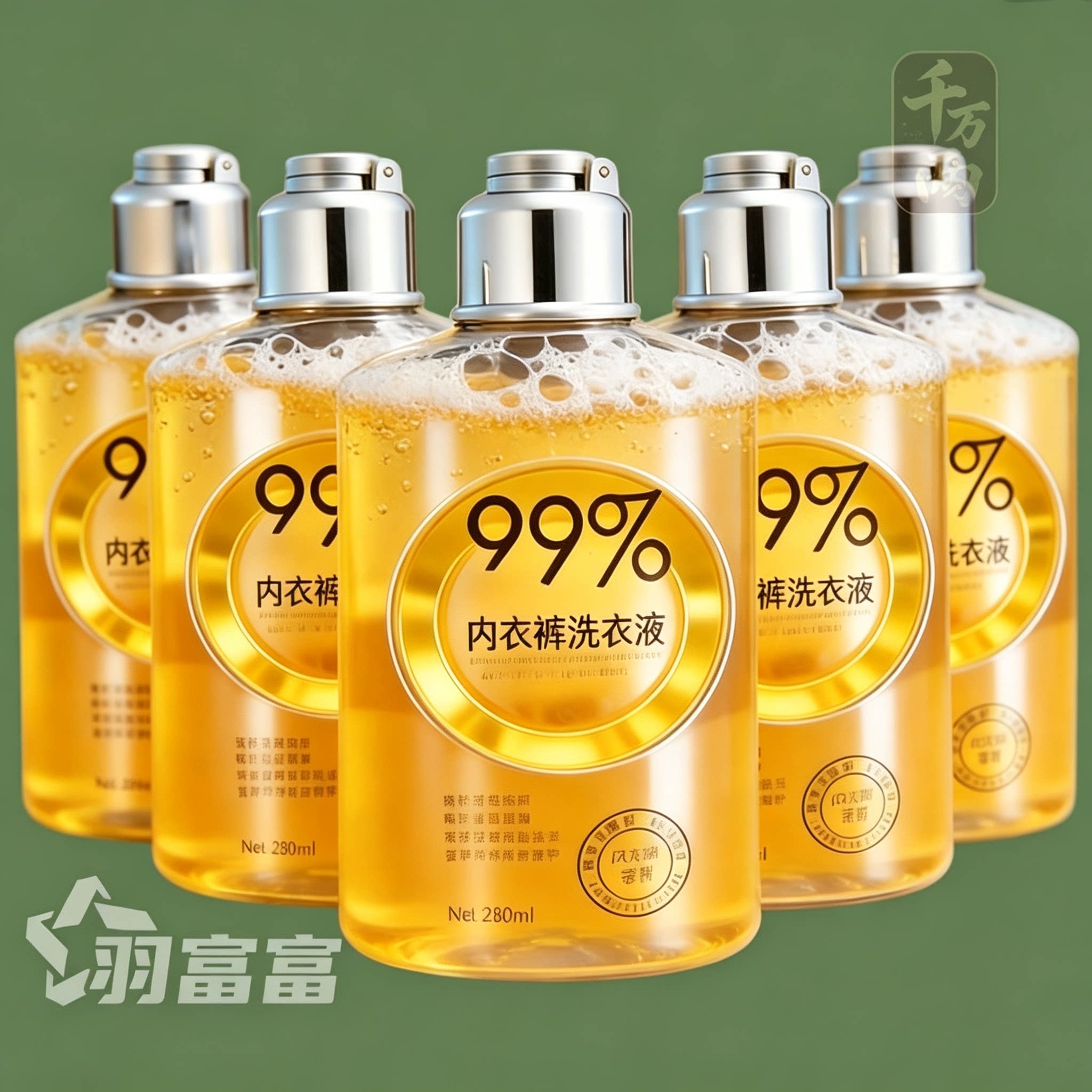 内衣专用浓缩洗衣液去血渍尿黄渍