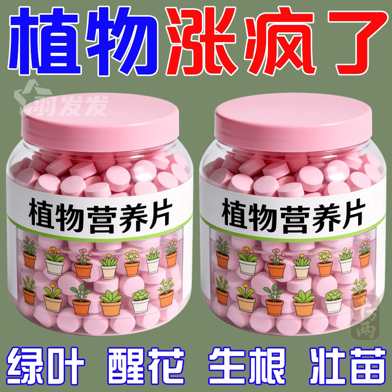 植物养护片通用型花卉肥料养花专用肥料家用万能有机复合缓释肥