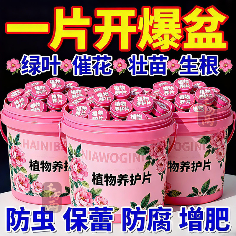 植物通用型营养缓释片肥料氮磷绿植种花养花花肥家用家庭新型肥料