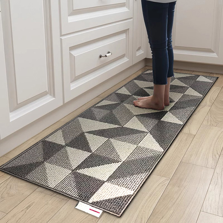 厨房地垫地毯防滑防污防潮防油防摔可机洗长条丙纶纱线织脚垫吸水