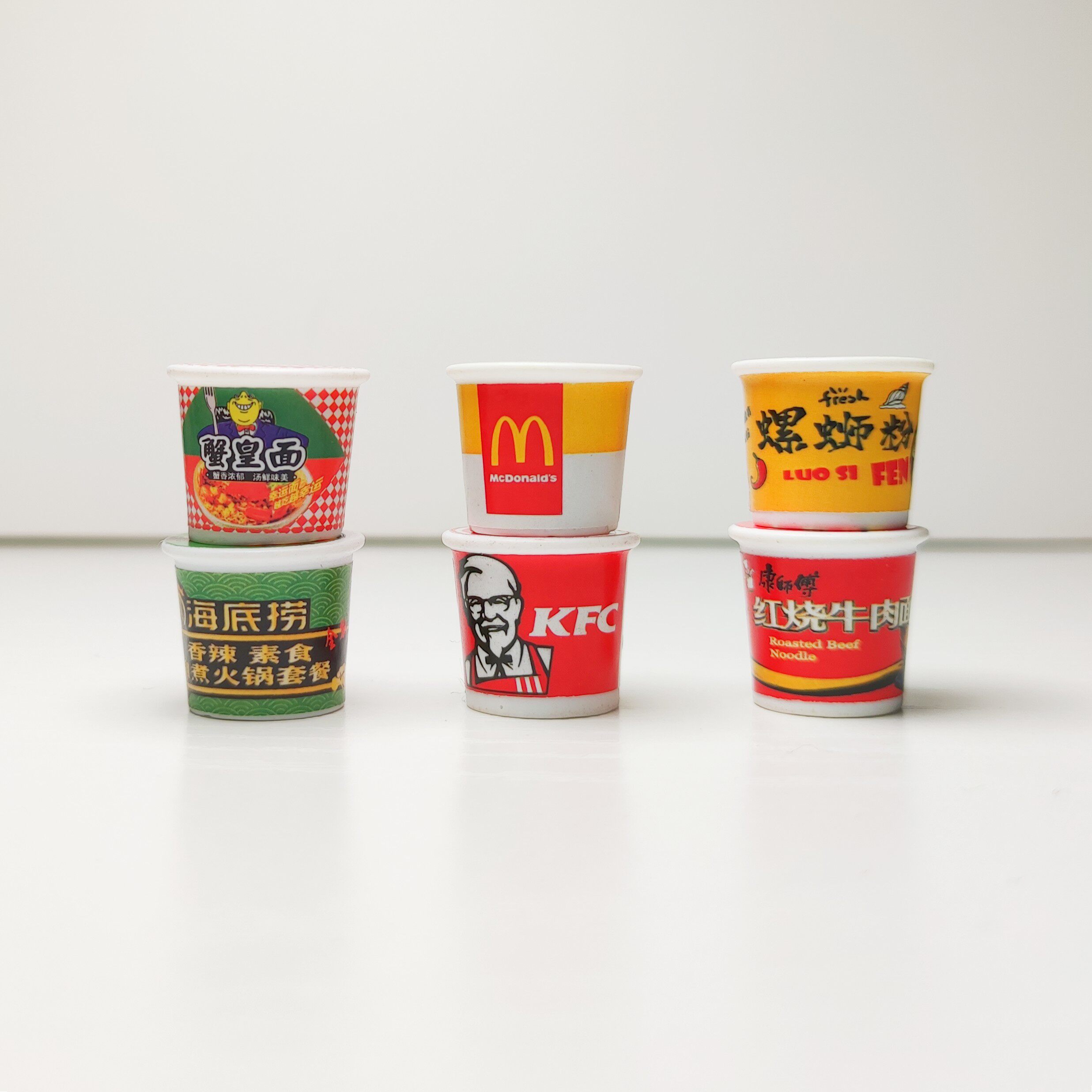 仿真食玩泡面kfc麦当劳全家桶海底捞微缩diy手工材料过家家食物模