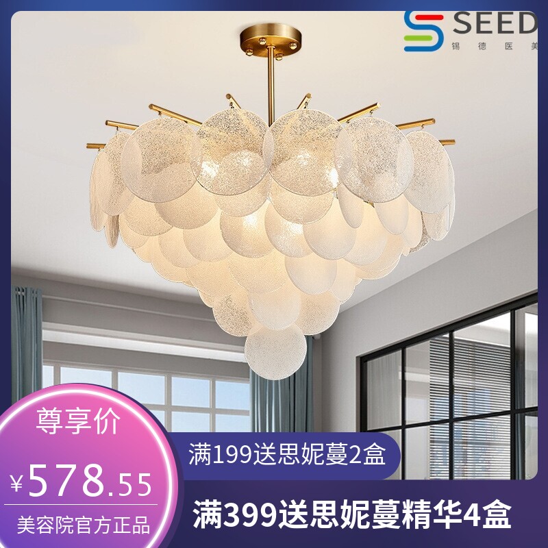 后现代简约餐厅客厅卧室灯具别墅楼梯间网红设计师轻奢水晶吊灯