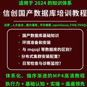 2025国产信创数据库达梦人大金仓南大通用华为高斯openGaussTiDBT