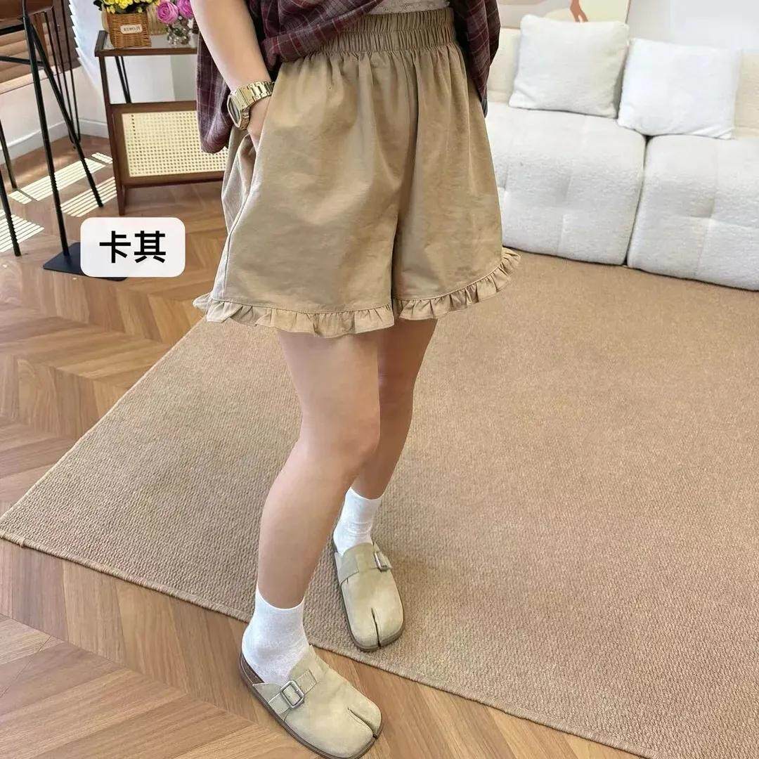胖妹妹特大码12-300斤韩系设计感卡通印花加绒直筒裤减龄休闲卫裤